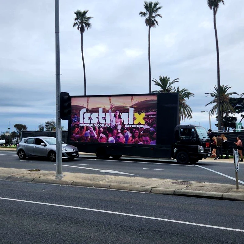 JCT 3360W LED digital screen ISUZU/FOTON/DONGFENG/HINO billboard advertising truck for sale