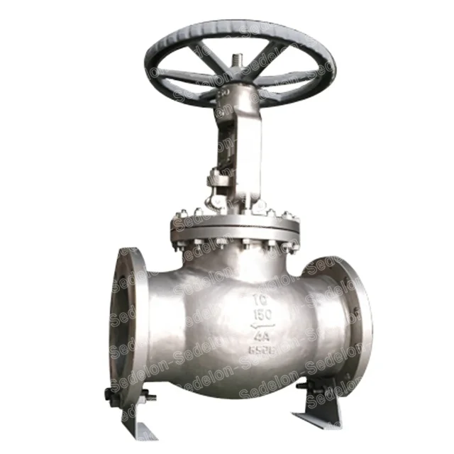 Дуплексный шаровой клапан большого размера из нержавеющей стали 4A RF