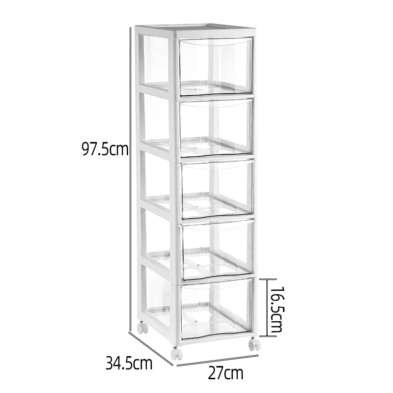 Five-layers Cabinet Combined Drawer Component Boxes  Home Organizer Storage Boxes Supplies