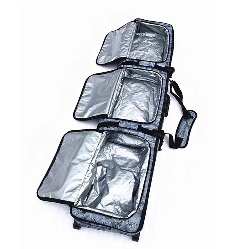 BSCI Factory Wholesale Snowboard Pack with Wheeled Outdoor Skiing Boot Storage Waterproof Board Bag
