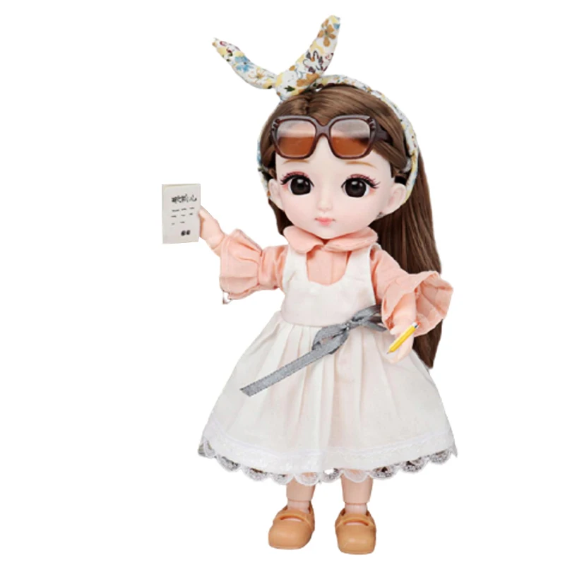 6 Inch 13 Moveable Joint Vinyl Dolls Toys Lovely Princess Doll Fashion Gift Decor Pretend Play Doll For Girls