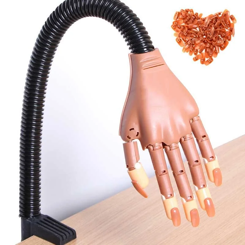 
Display DIY nail art training hands manicure nail practice hand for nails 