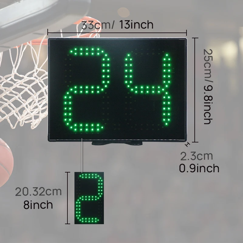 Ganxin 0-99 Countdown Bank/Gym Use LED Digital Counter Basketball 24 Seconds Shot Clock