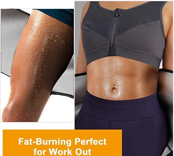 Women Sweat Suit Weight Loss Top Workout Slimming Long Sleeve Shirt Body Shaper Fat Burner Fitness Gym Sport