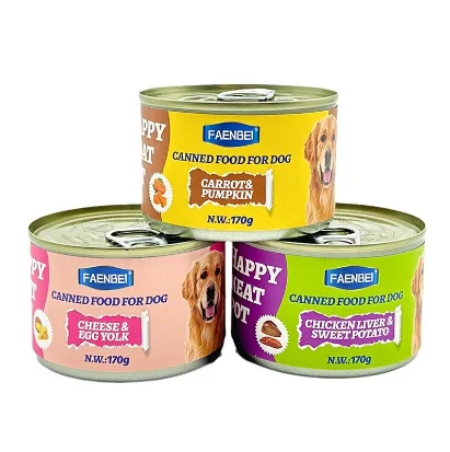 High Quality 170g Wet Dog Food OEM ODM Customized Chicken Flavored Cat Canned Snack Pet Food
