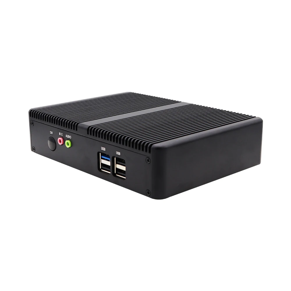 EGLOBAL Intel celeron J1900 processor thin client home theater nuc mini PC for business mini computer with 2RJ45 Giga LAN