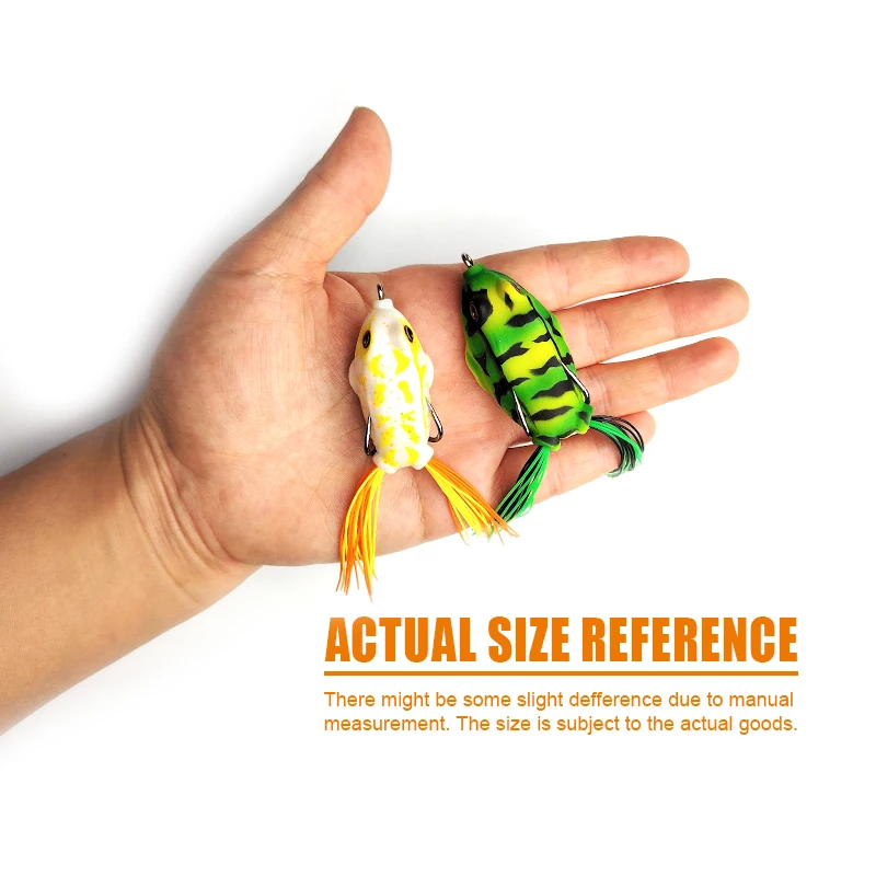 New Arrivals TPR Top freshwater Frog Fishing Lure Bionic Artificial Soft Plastic Frog Fishing Tackles Bait