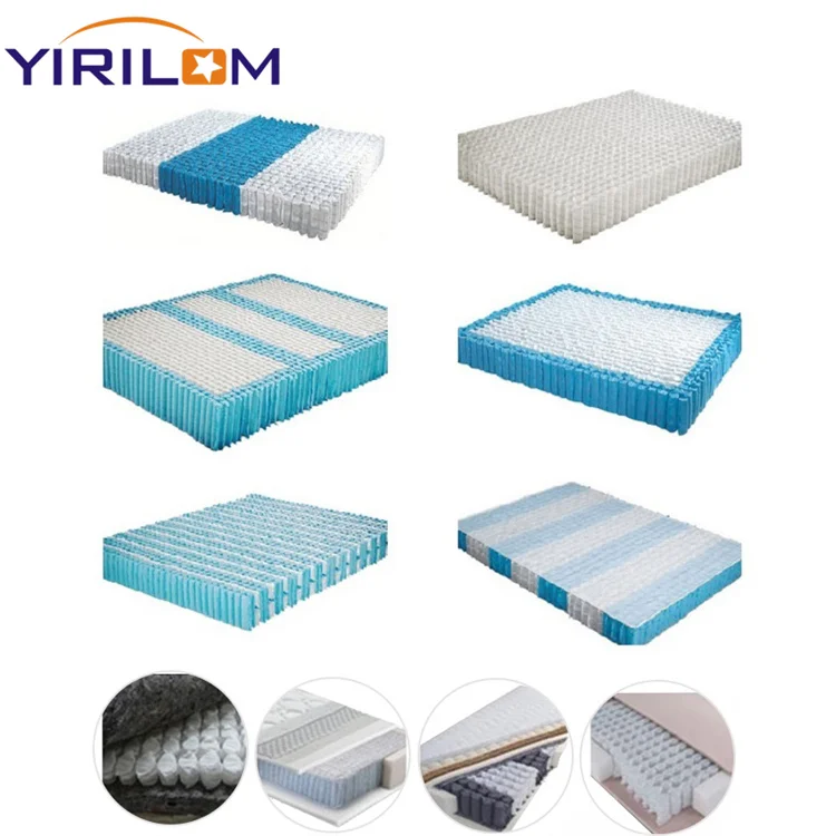 Customized High Quality 7 inch height mattress king size mattress queen Pocket Spring