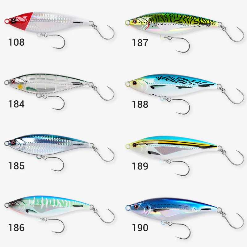 Wholesale artificial fishing bait 150mm 85g sinking big game pencil lure for saltwater