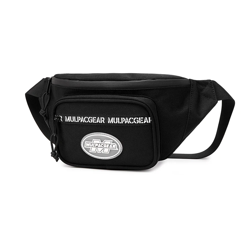 Bsci factory stylish student cross body waist belt bag custom fashion unisex waterproof crossbody fanny pack