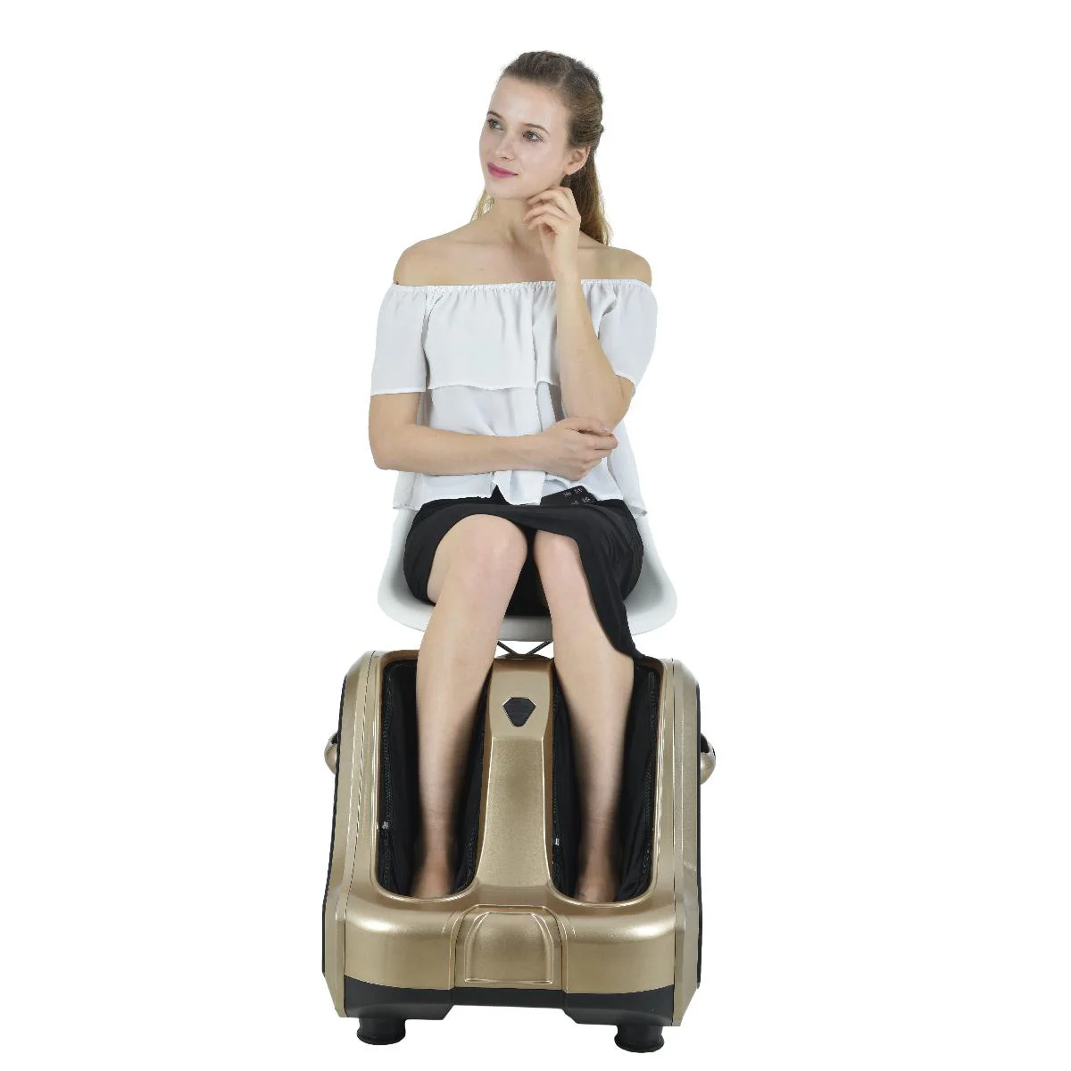 Professional Health Care Massage Machine Blood Circulation Leg Beautician Stress Release Electric Foot Massager