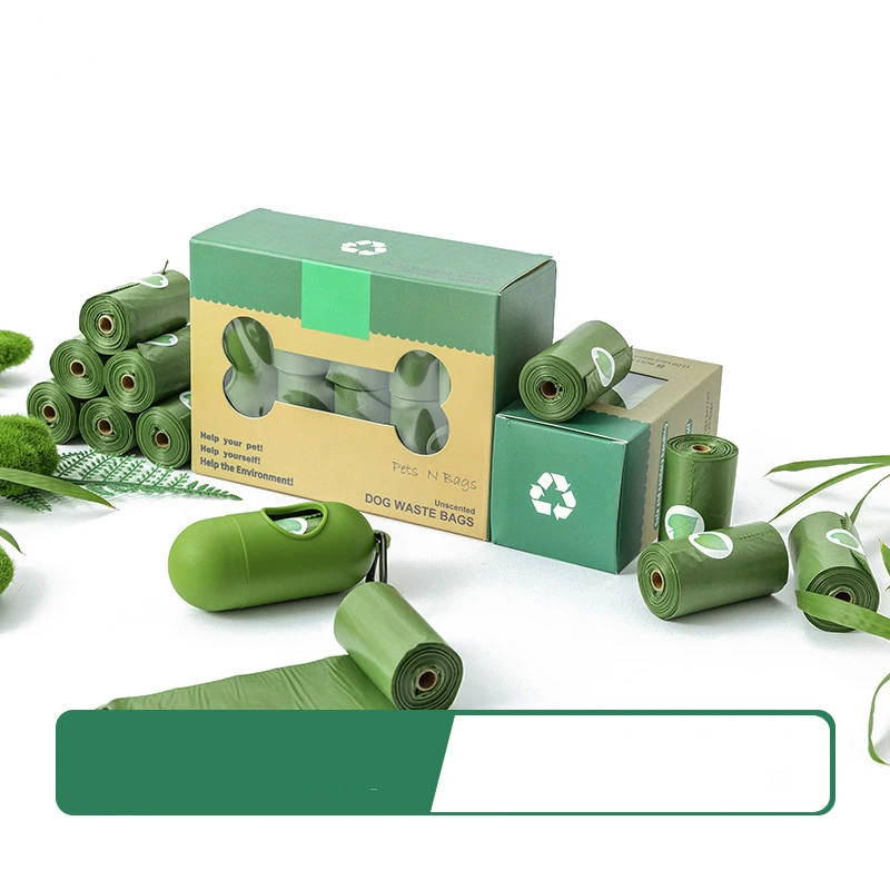 Compostable Pet Trash Bags Poop Dog Boxed Lightweight Biodegradable Pet Trash Bags