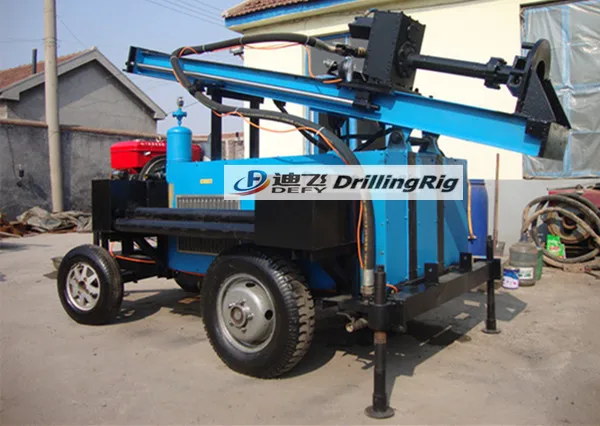DFQ-100W 100m Pneumatic impact drill/Diamond Core Drill rig price on sale