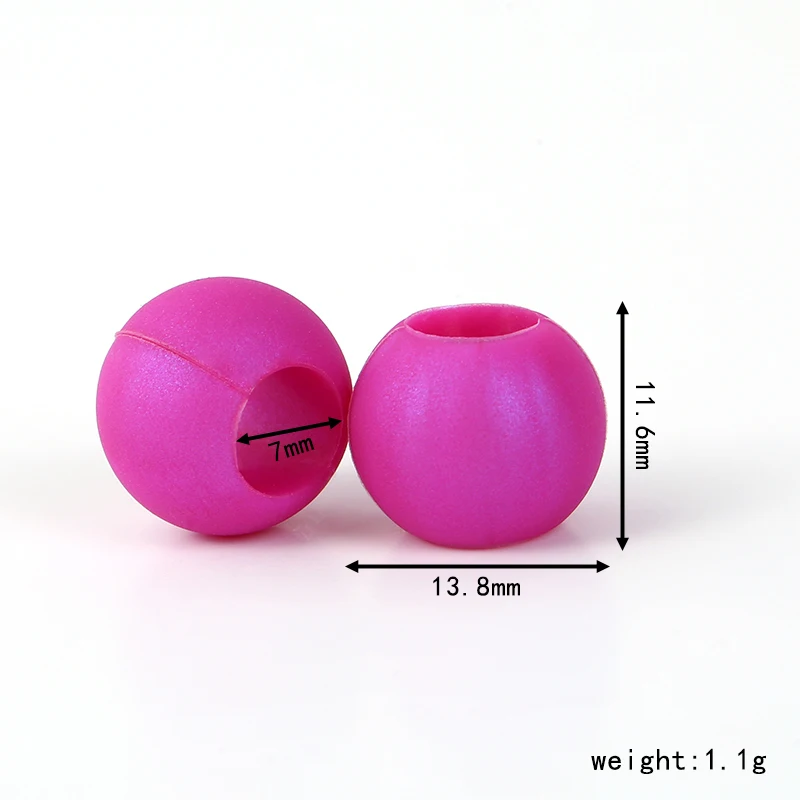 Glitter Transparent mini Size Colorful Silicone Rubber Beads For Hair Braids Extension Kids Safety and Comfort