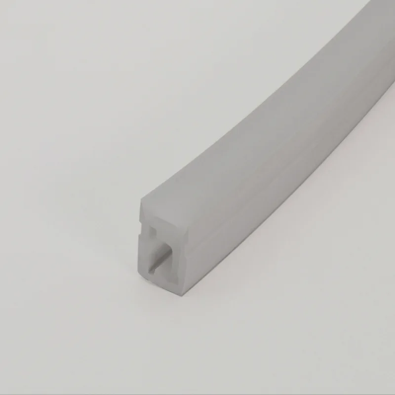 Customized E-Shape Silicone Strip Anti-Collision Water Retaining Surface for Decorations Aluminium Material LED Profile Light