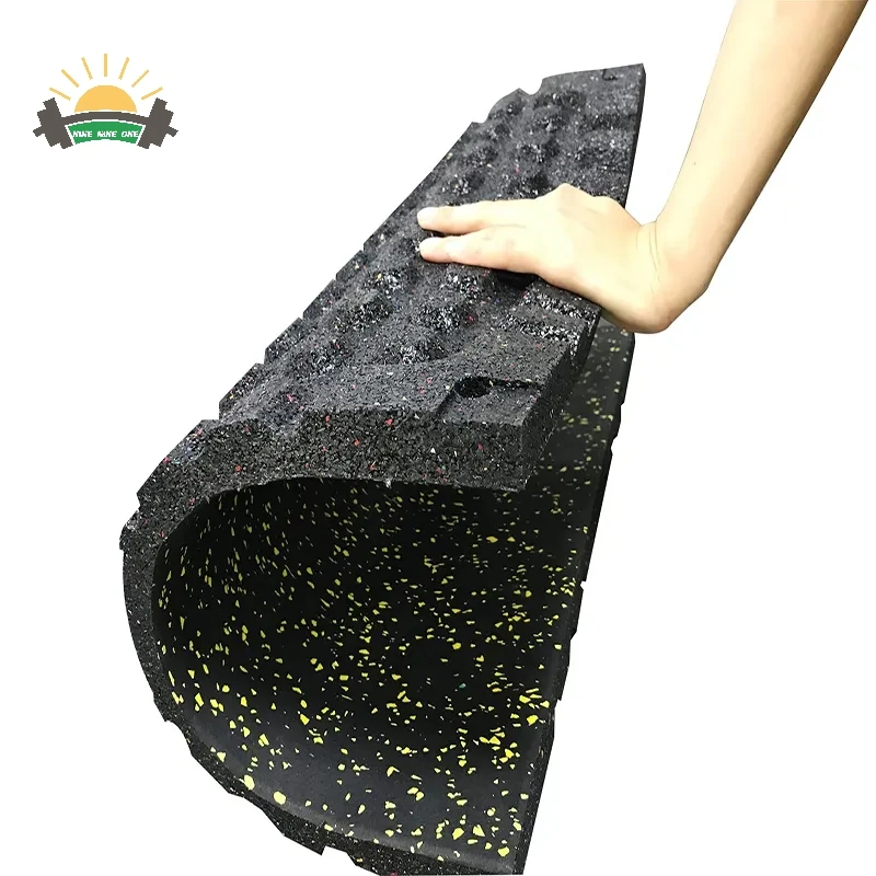 shock absorbent rubber floor heavy-duty rubber mat Extreme Rubber Gym Tiles