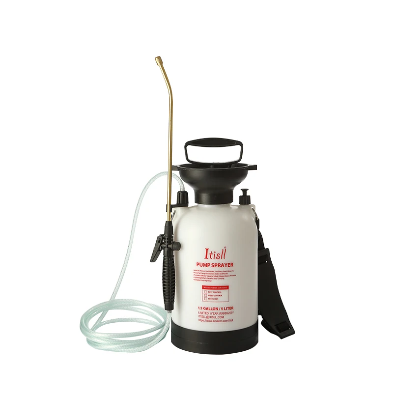 High Pressure 5L Pump Sprayer Compression Backpack Sprayer for Garden Use Made of Durable Plastic