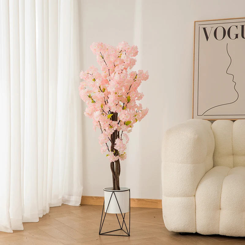 hot sale artificial tree for indoor decoration Artificial Peach blossom tree Artificial cherry blossoms tree