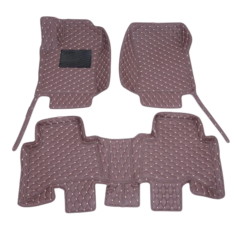 5D Custom Car Carpet Anti-slip Washable Leather Car Floor Mat For Honda/Toyota/BMW