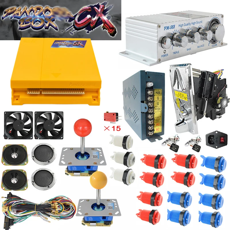 2800 IN 1 arcade Box Kit CX Console Games Joystick Button Jamma Version arcade game Box Kit