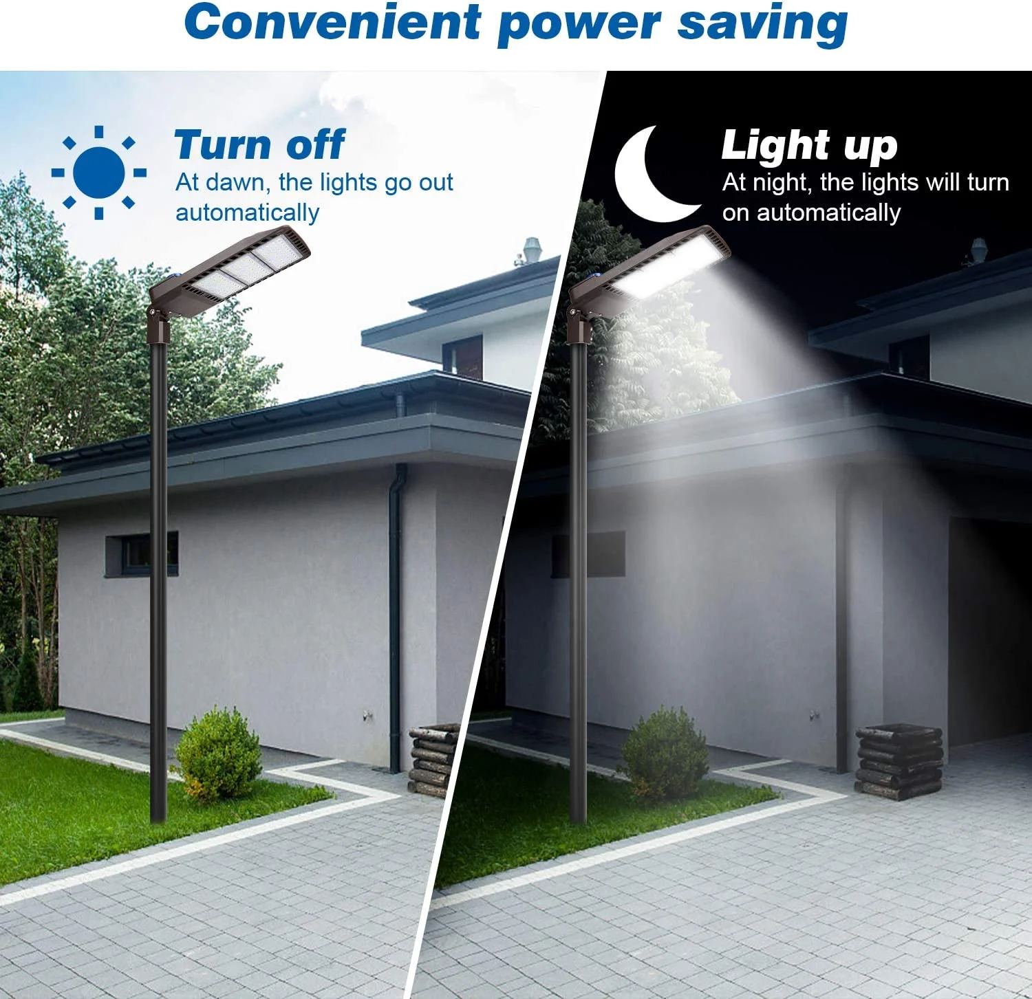 Wholesale Street Waterproof Commercial Area Lighting LED Street Lights Waterproof IP65 Shoebox Pole Lights