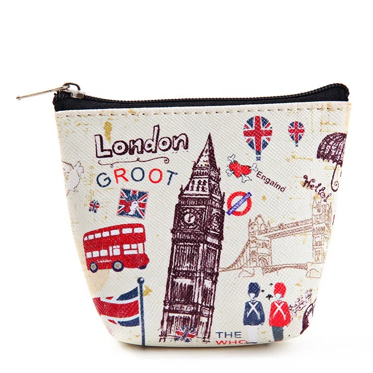 Customized Souvenirs Cities Paris  PU Kids Wallet
