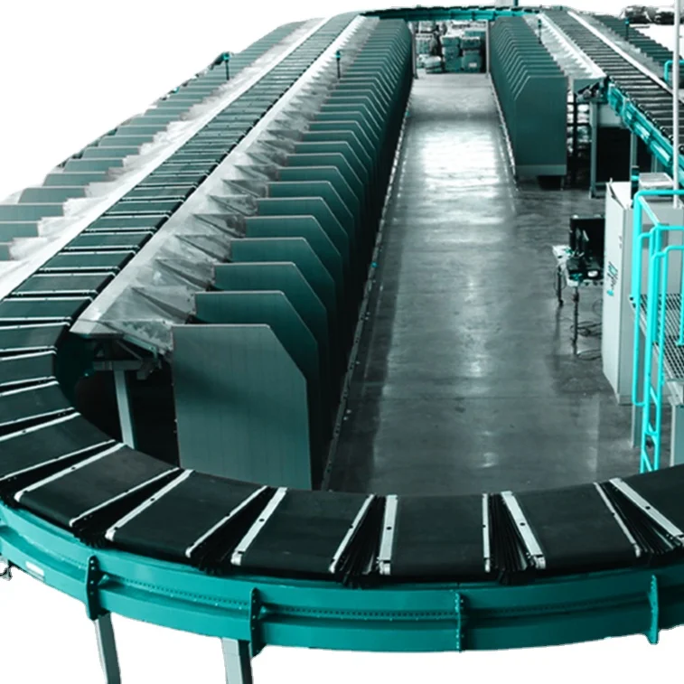 Package/Parcel Sorting machine/ cross belt sorting conveyor with Weight Bar Code Sorter Machine
