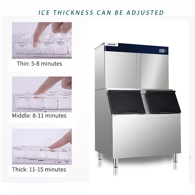 Large Production Block Ice Maker/Commercial Ice Cube Maker For Restaurant