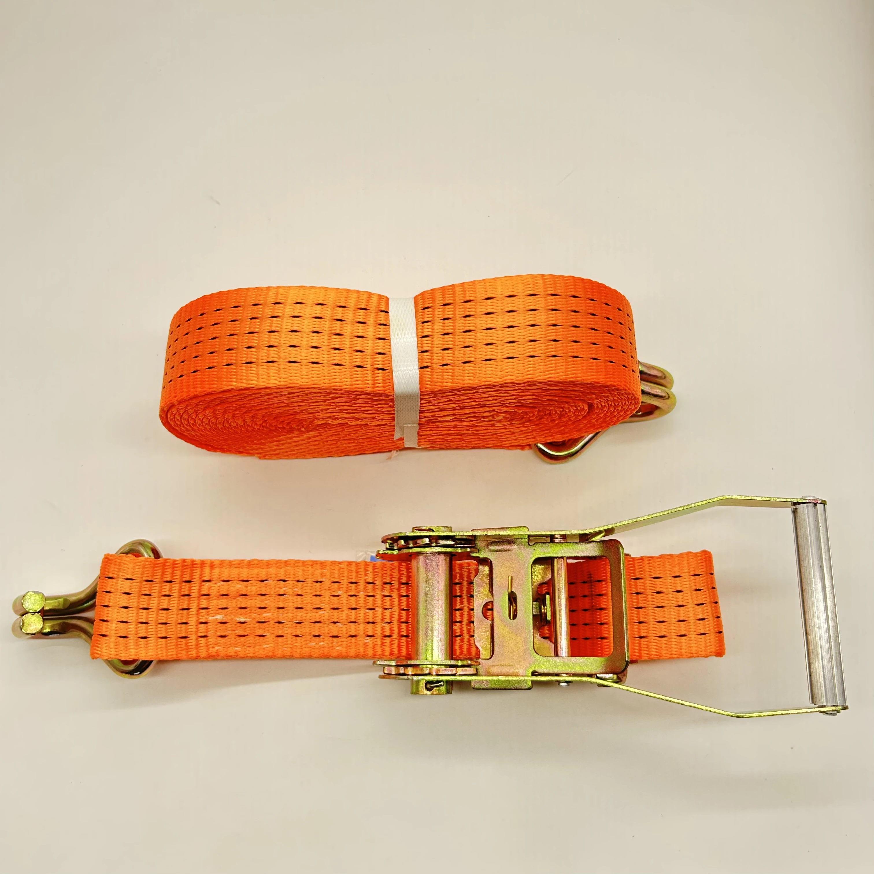 50mm 10m Tuv Sleepkabel,Trekhaak Band 4 Ton,Ratchet Touw Geel Auto Tow Strap