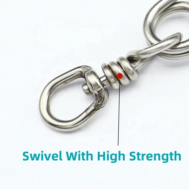 Long line clips A-type snap powerful stainless steel connector eye-opening clips Fishing Swivel Tuna Clip tuna shark Snap