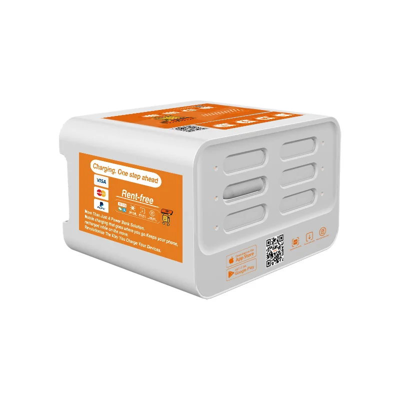 Besiter 6 slot rental stackable powerbank cell phone charging station powerbank 8000mah power bank station vending machine