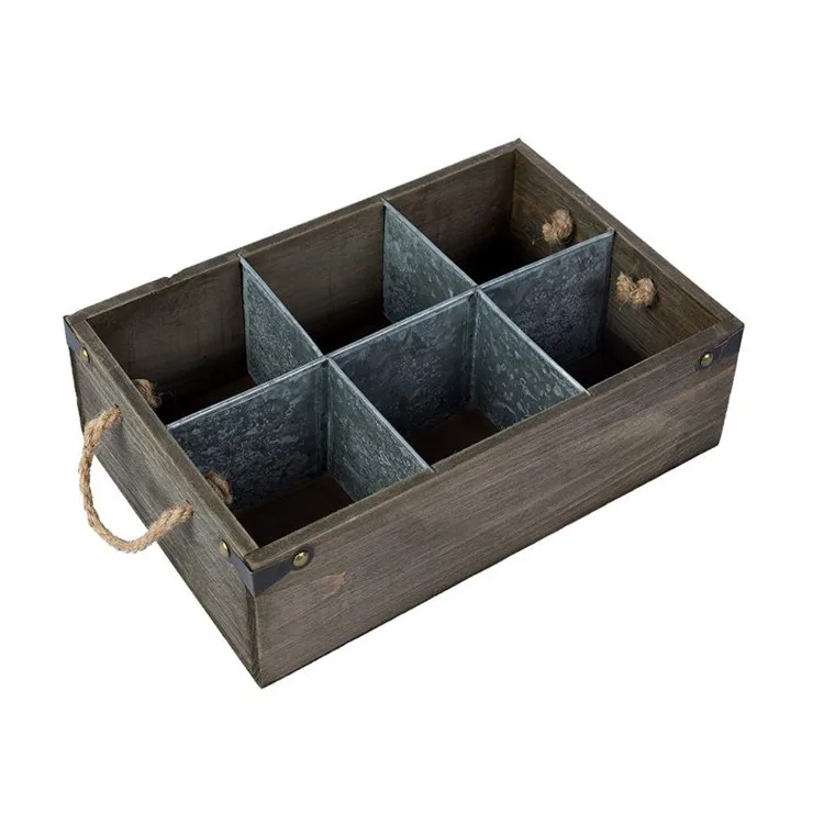 
Sitting room dinner table centrepiece organize caddy small wood crate 
