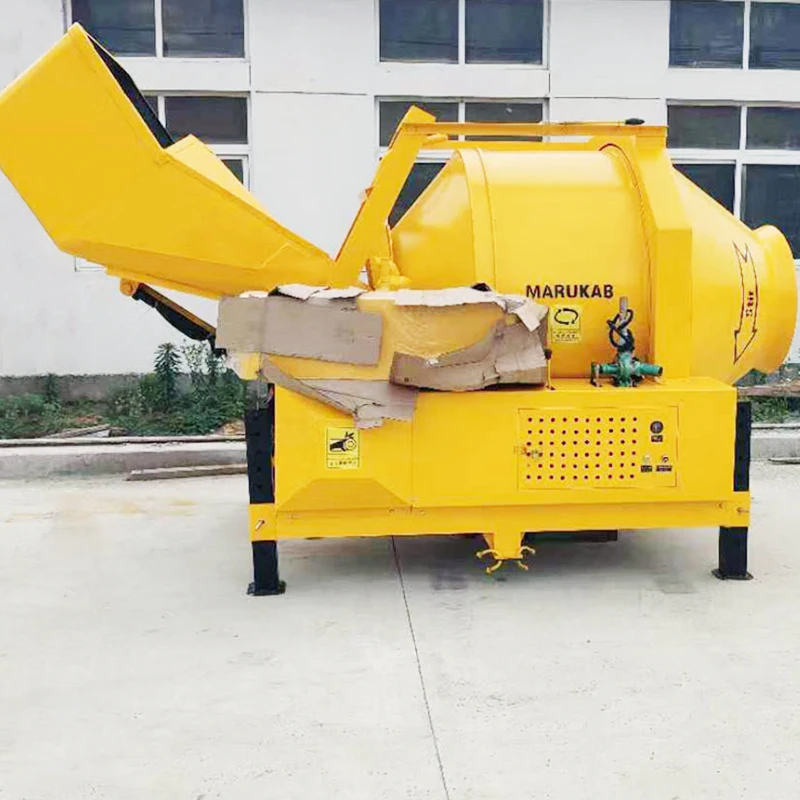 Mixer portable 350liter industrial cement mixer mobile concrete mixer with lift
