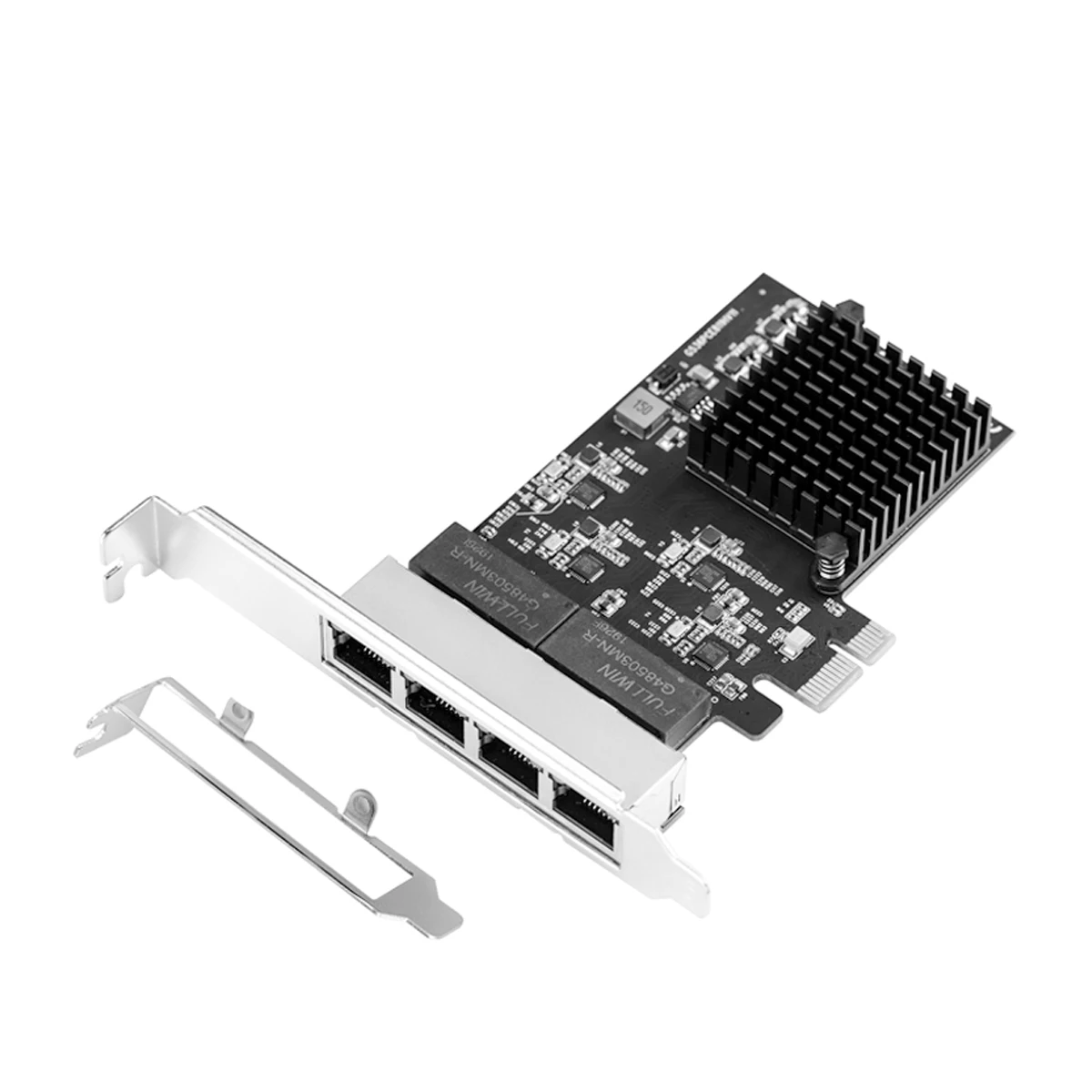 Wired Network Card PCI Express to 4 port 1000 Mbps Gigabit Ethernet PCIe 1G LAN NIC rtl8111 chip with low profile bracket