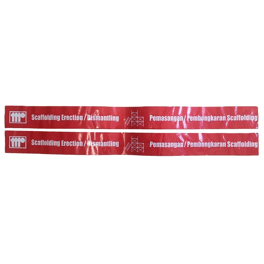 Custom Competitive Price PE Scaffolding Barricade Safety Tape Barrier