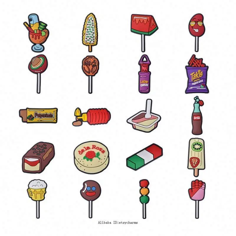 Cute Food Girl Women Men Toy Kids Philippines Baseball Texas Logo Charms Christmas Sports Cartoon Pink Candy Diago Maradona