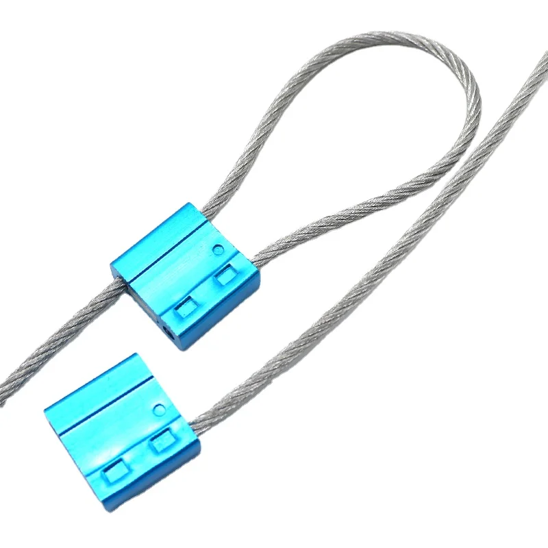 HED-CS102 	 Tamper proof marine cable seal lock plastic container seals with metal wire pull tight truck cable security seal