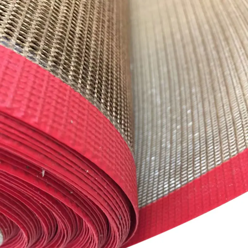  Ptfe покрытием стеклоткани сетки конвейерная лента для пищевой сушильной