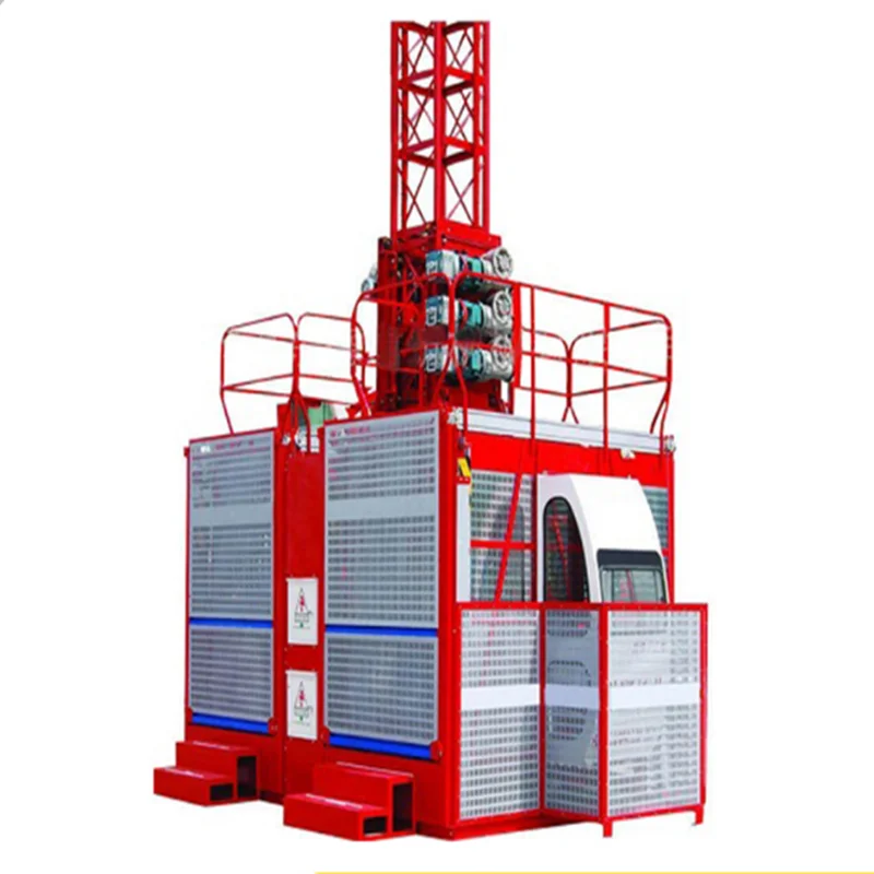 SC200 2ton single cage Construction lift equipment passenger hoist