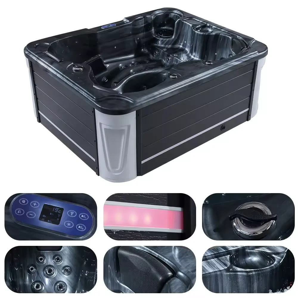 2024 Chinese factories Air Jetted outdoor spa fore sports outdoor spa hot tub Balboa Spa Bathtubs