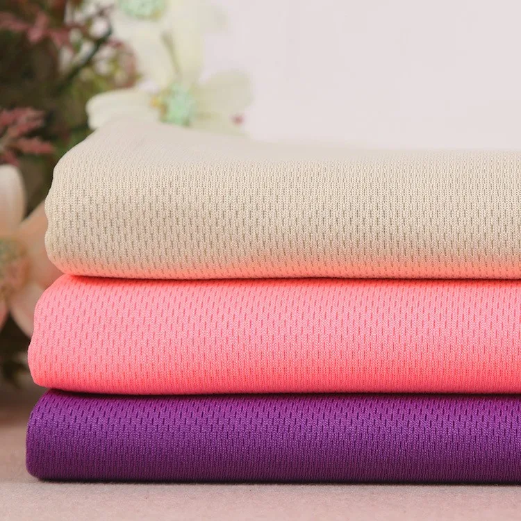 sustainable 100% recycled polyester sportswear shirts coolmax eco dry fit birdeye mesh fabric