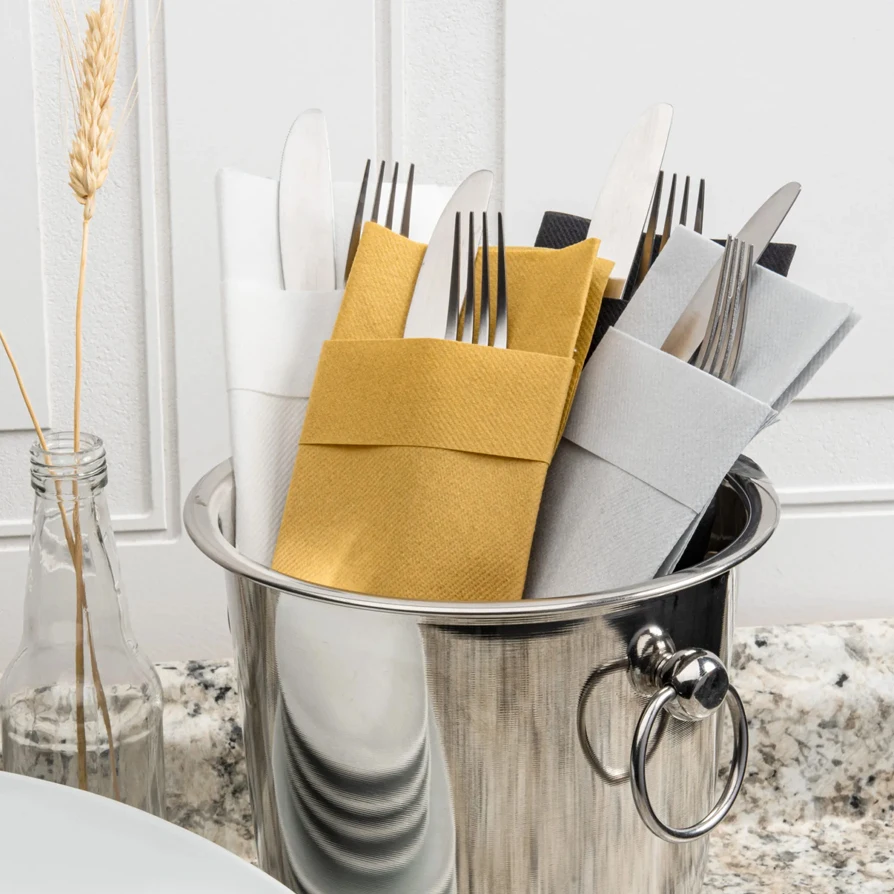 Biodegradable Printing Napkins Custom Printing Airlaid Napkin Linen Feel Like Napkin