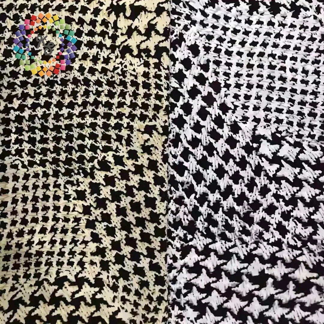 Polyester Leopard Printed Silk Satin Fabric For Clothing