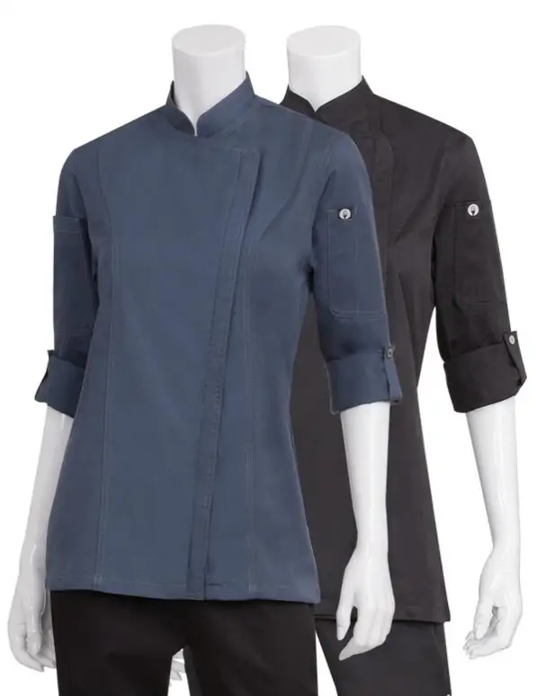 Джинсовая рубашка, мужские футболки, куртка для кухни, ресторана, отеля, штаны, униформа шеф-повара, куртка, одежда, рабочая одежда