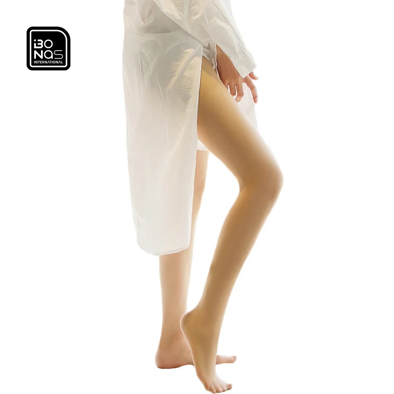 
BONAS Thin Breathable Solid Nylon Hosiery Japan Sexy Ultra Thin Pantyhose Women Ladies Tights 