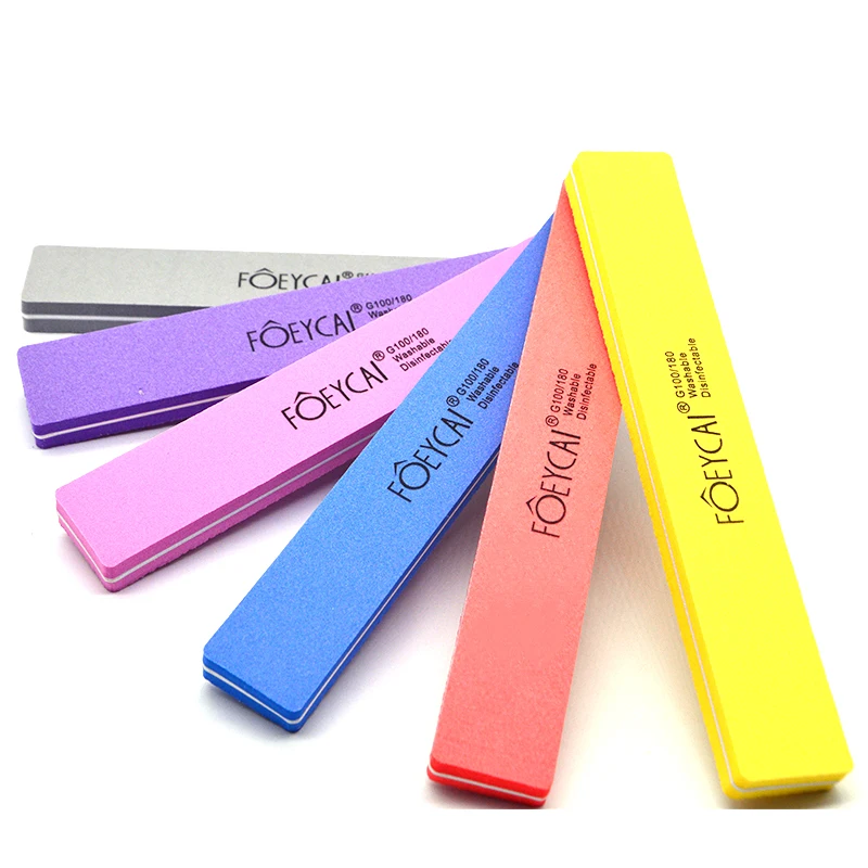 Jumbo zebra nail file 100 180 80/80 grit professional custom logo printed nail files 100/180