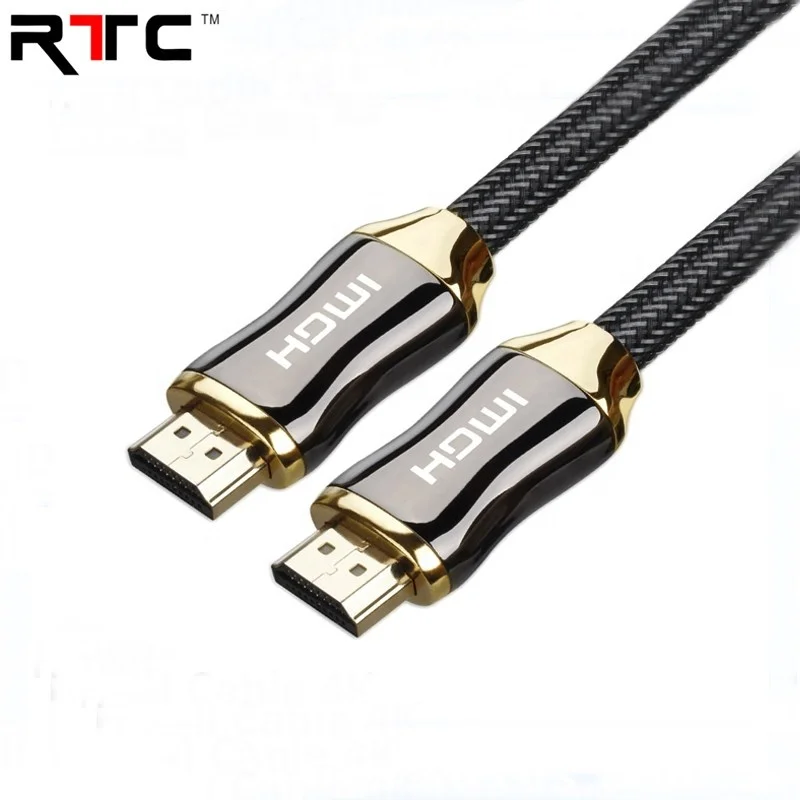  Кабель HDMI с позолоченным штекером 4K 60 Гц для проекторов HDTV ПК PS4 1 м до