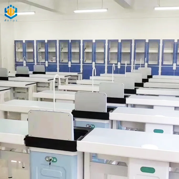 WUY OEM compact laminate Customized School Science Laboratory Bench Lab Table Medical Lab Equipment