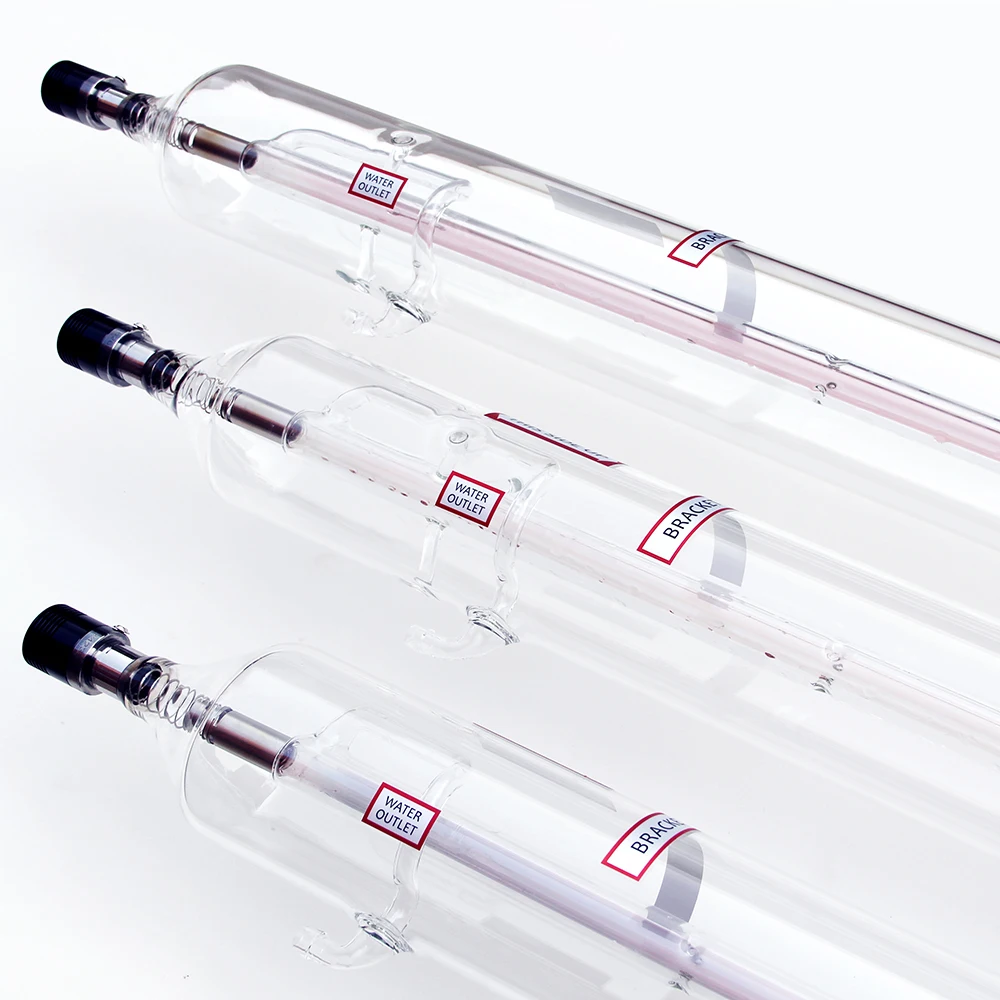 Laser Cutting Machine 1325 Replacement Parts Metal Head IIVI mirror lens Red light indicator 1850*90MM 150w laser tube price