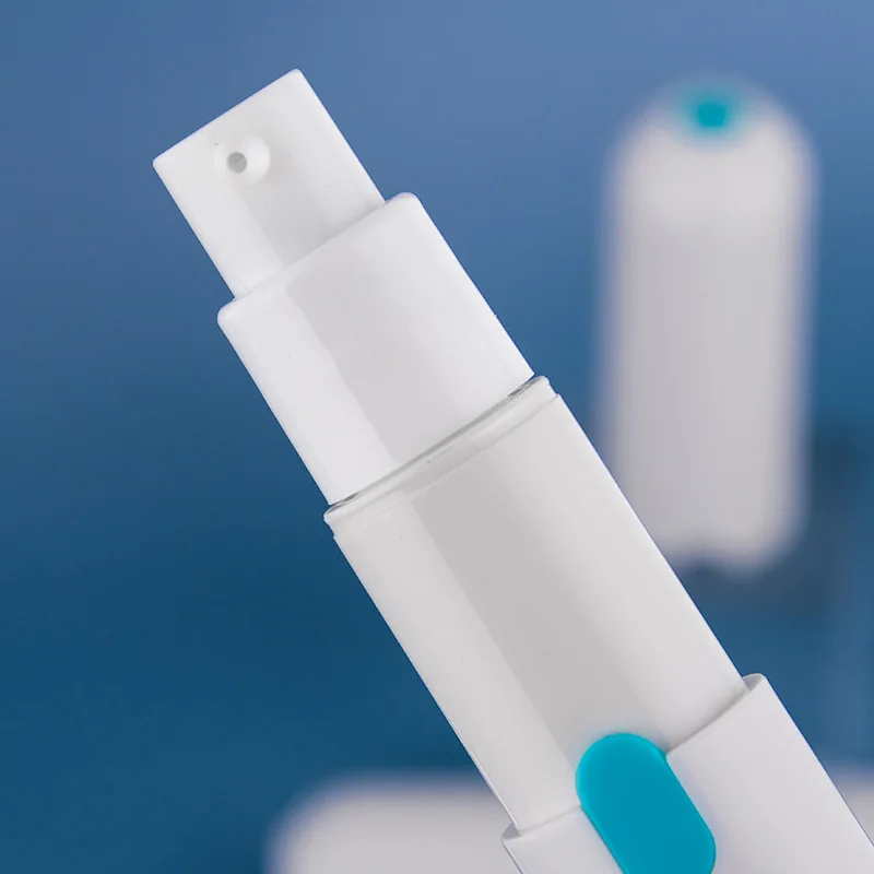 2023 New Cosmetics Packaging Bottles Travel Portable Sub-bottles 15ml PP Pen Container Vacuum Bottles Easy to Press